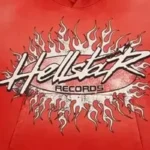 Hellstar Records Red Hoodie Closeup