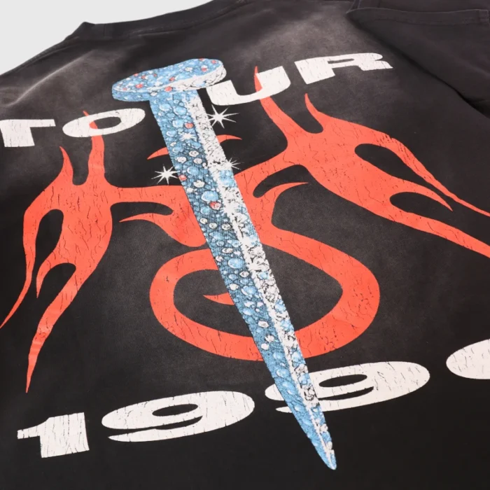 T Shirt Hellstar Nails Tour Path To Paradise