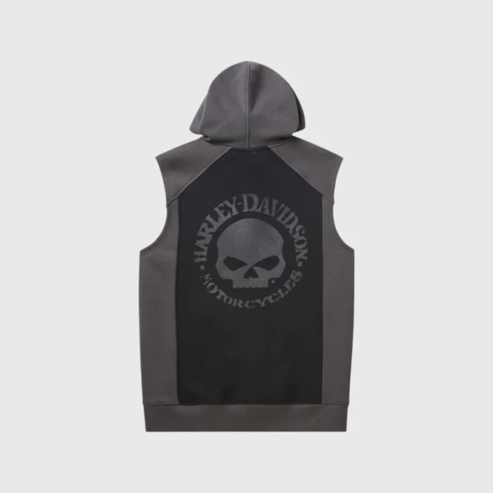 H-D Willie G Skull Sleeveless Hoodie