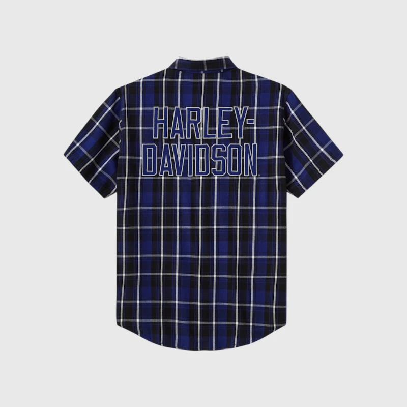 H-D Essential Short Sleeve Plaid Shirt