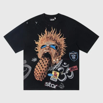 Hellstar Studios Screaming Kid T-Shirt black