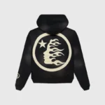 Hellstar Smoke Black Uniform Hoodie Back