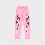 Hellstar Flame Sweatpants Pink