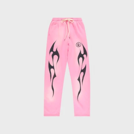 Hellstar Flame Sweatpants Pink