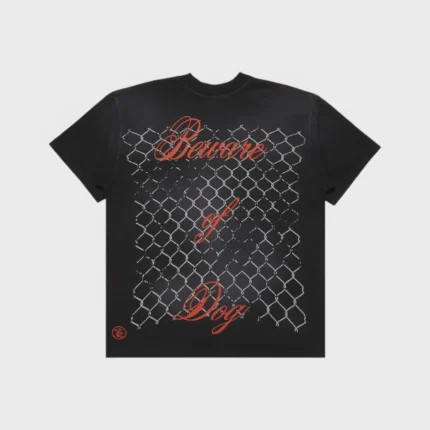 Hellstar Beware Of Dog T-Shirt black