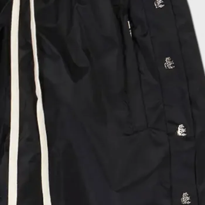 Hellstar Waxed Nylon Sweatpants black