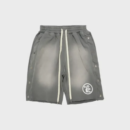 Hellstar Snap Shorts Grey