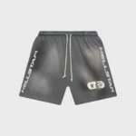 Hellstar Studios Graphic Print Shorts grey