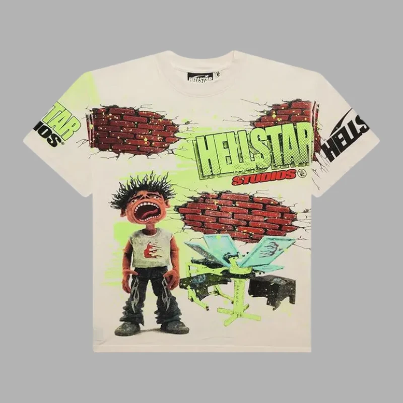 Hellstar Studios Brick Wall T-Shirt