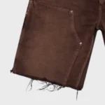 Hellstar Denim Shorts Brown