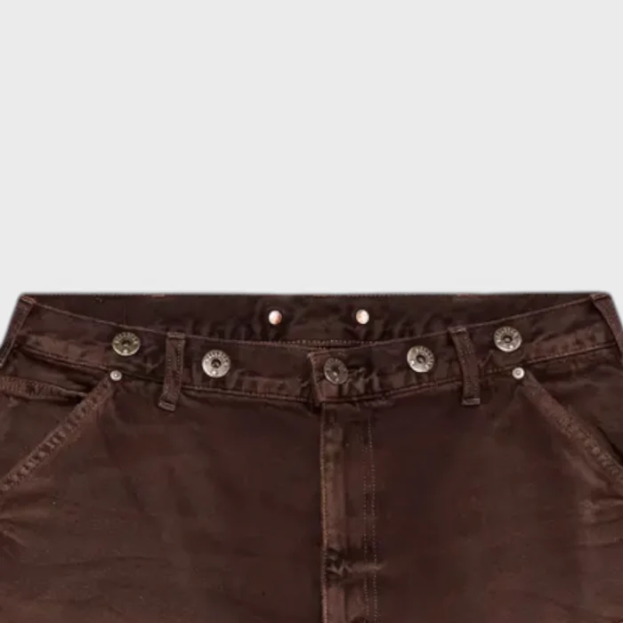 Hellstar Denim Shorts Brown
