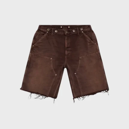 Hellstar Denim Shorts Brown