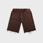 Hellstar Denim Shorts Brown