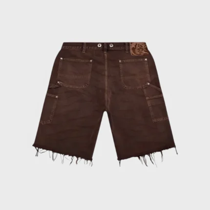 Hellstar Denim Shorts Brown