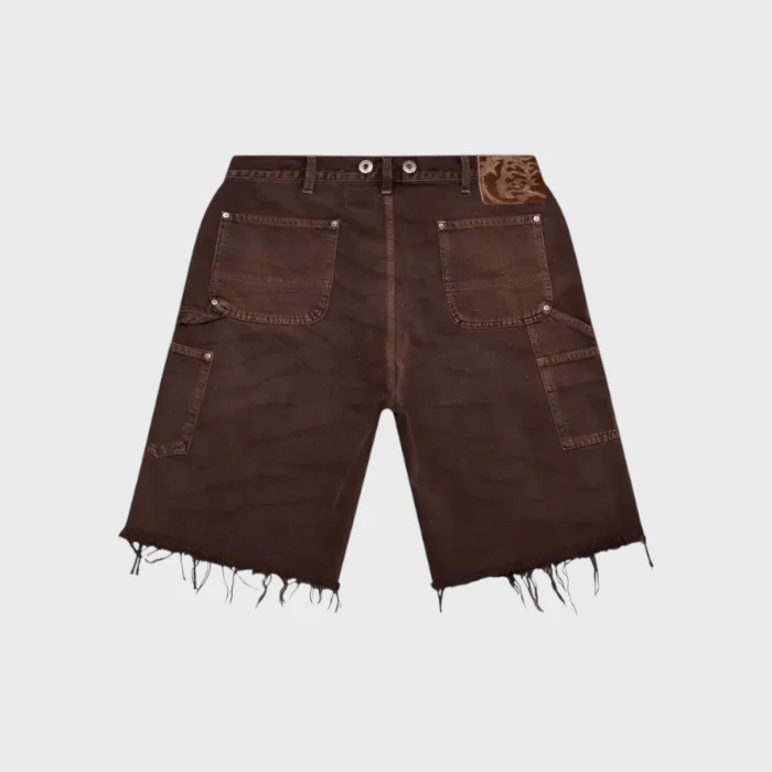 Hellstar Denim Shorts Brown