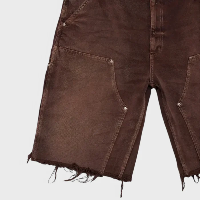 Hellstar Denim Shorts Brown