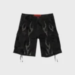Hellstar Studded Cargo Shorts black