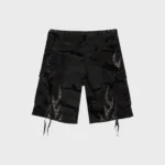 Hellstar Studded Cargo Shorts black