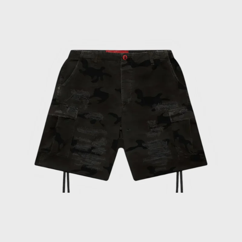 Hellstar Distressed Cargo Shorts