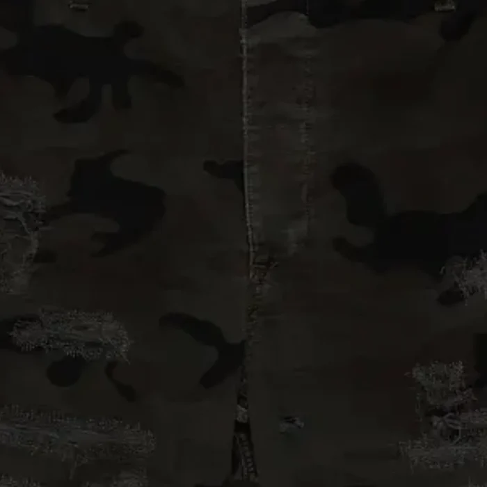 Hellstar Distressed Cargo Shorts black
