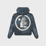 Hellstar Classic Logo Airbrush Zip-Up Hoodie