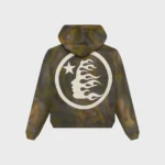 Hellstar Classic Logo Airbrush Zip-Up Hoodie