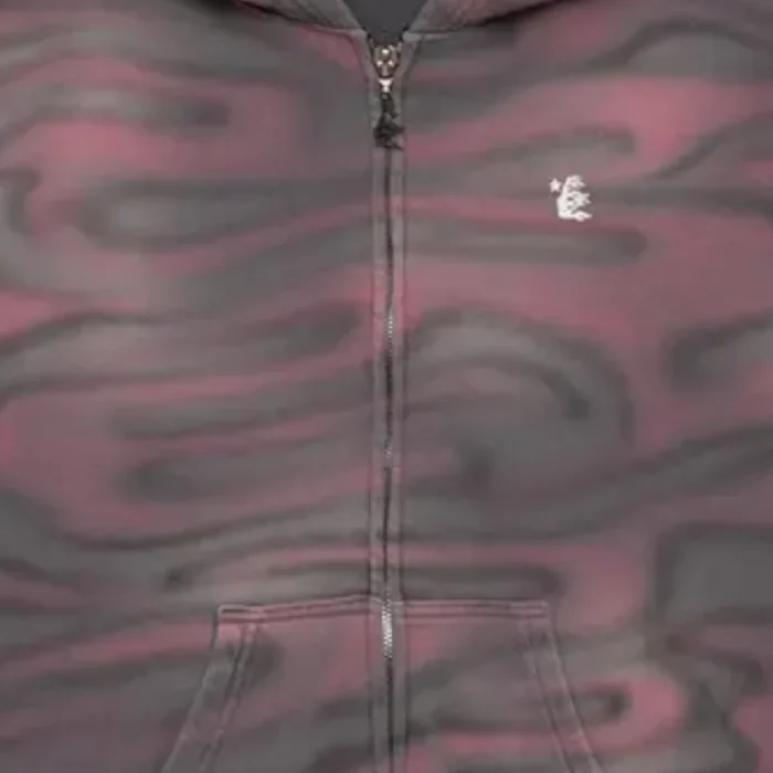 Hellstar Path to Paradise Airbrush Zip-Up Hoodie