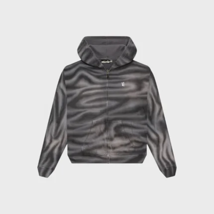 Hellstar Path to Paradise Airbrush Zip-Up Hoodie
