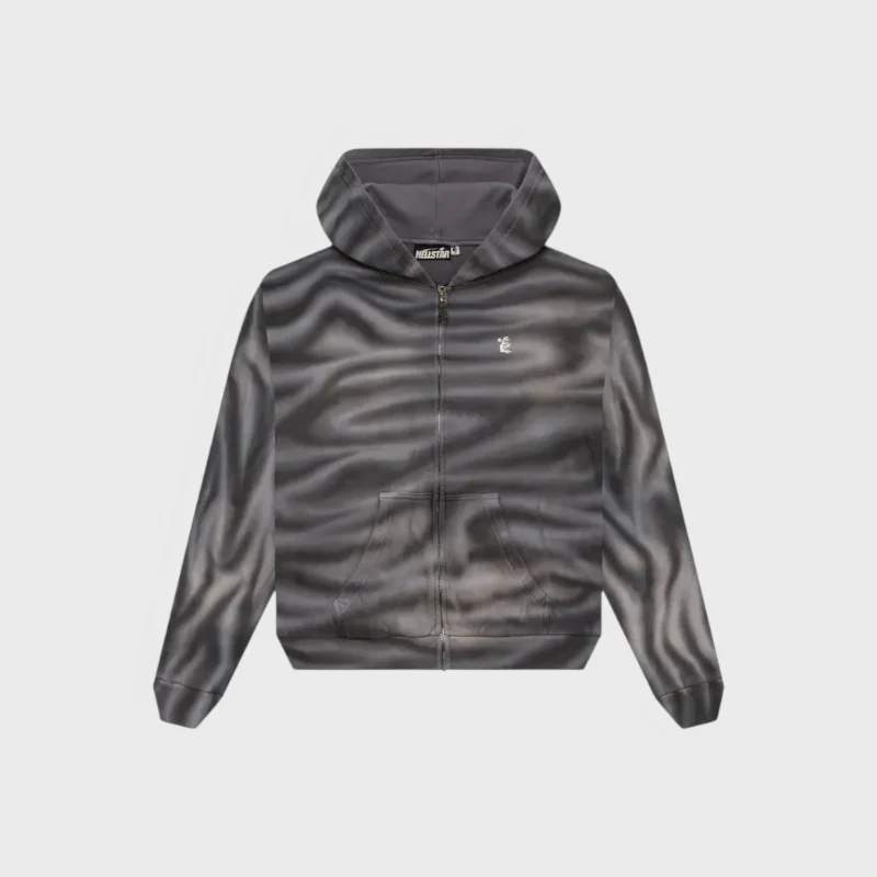 Hellstar Path to Paradise Airbrush Zip-Up Hoodie