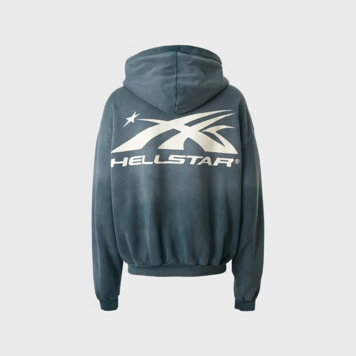 Hellstar Hs Logo Zip-Up Hoodie