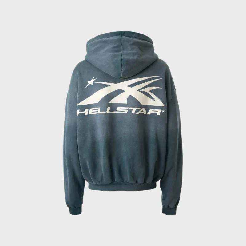Hellstar Hs Logo Zip-Up Hoodie