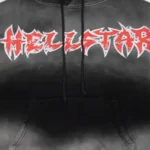 Hellstar Stars Shine Graffiti Black Hoodie