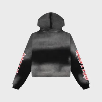 Hellstar Stars Shine Graffiti Black Hoodie