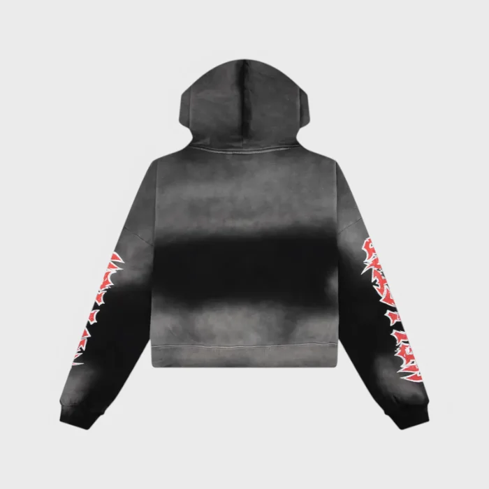 Hellstar Stars Shine Graffiti Black Hoodie
