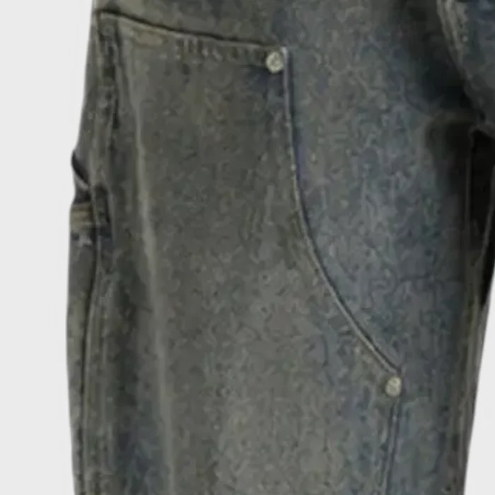 Hellstar Dirty Wash Carpenter Jeans Blue