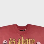 Hellstar As Above So Below T-Shirt red