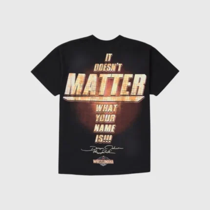 Hellstar x WWE The Rock T-Shirt black