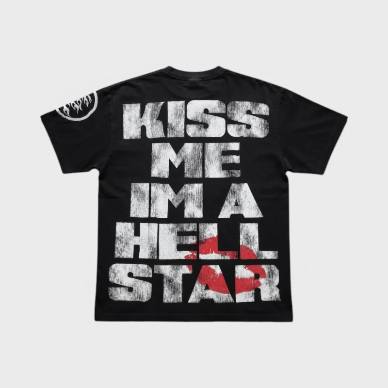 Hellstar Kiss Me I'm a Hellstar T-Shirt black