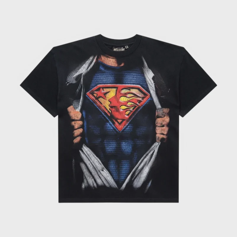 Hellstar Hellstar Superman T-shirt black