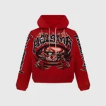 Hellstar Halloween Skeleton Airbrush Hoodie Front