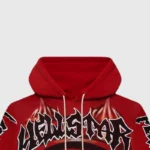 Hellstar Halloween Skeleton Airbrush Hoodie Closeup