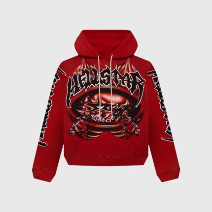 Hellstar Halloween Skeleton Airbrush Hoodie Front