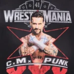 Hellstar x WWE CM Punk T-Shirt black