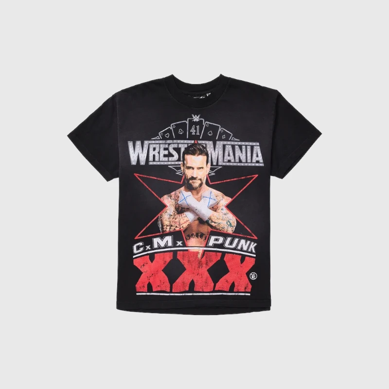Hellstar x WWE CM Punk T-Shirt black