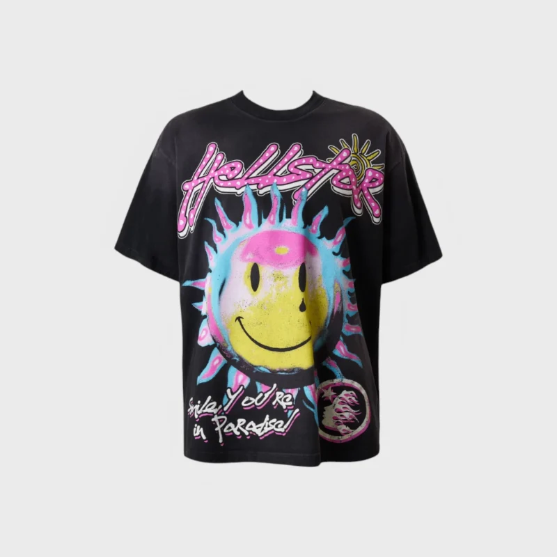Hellstar Sun Smile T-Shirt black