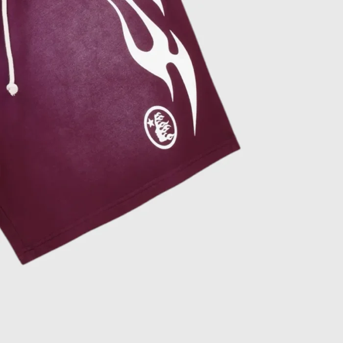 Hellstar Flame Short Closeup Burgundy