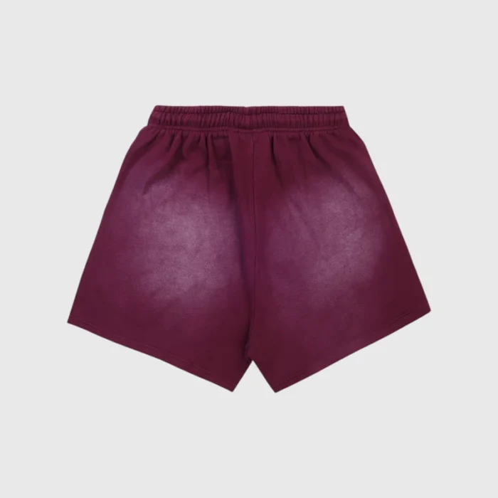 Hellstar Flame Short Burgundy Back