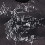 Hellstar Spiderweb Sport Logo Zip-Up Hoodie Closeup