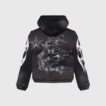 Hellstar Spiderweb Sport Logo Zip-Up Hoodie Back
