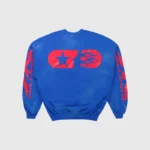 Hellstar Sports Crewneck Blue Sweater Back